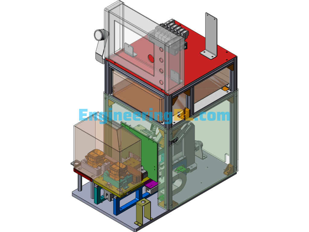 Automatic Switch Detection Equipment SolidWorks Free Download