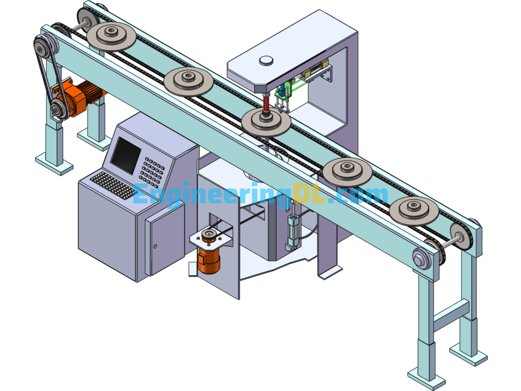 Radial Runout Control Unit SolidWorks, 3D Exported Free Download
