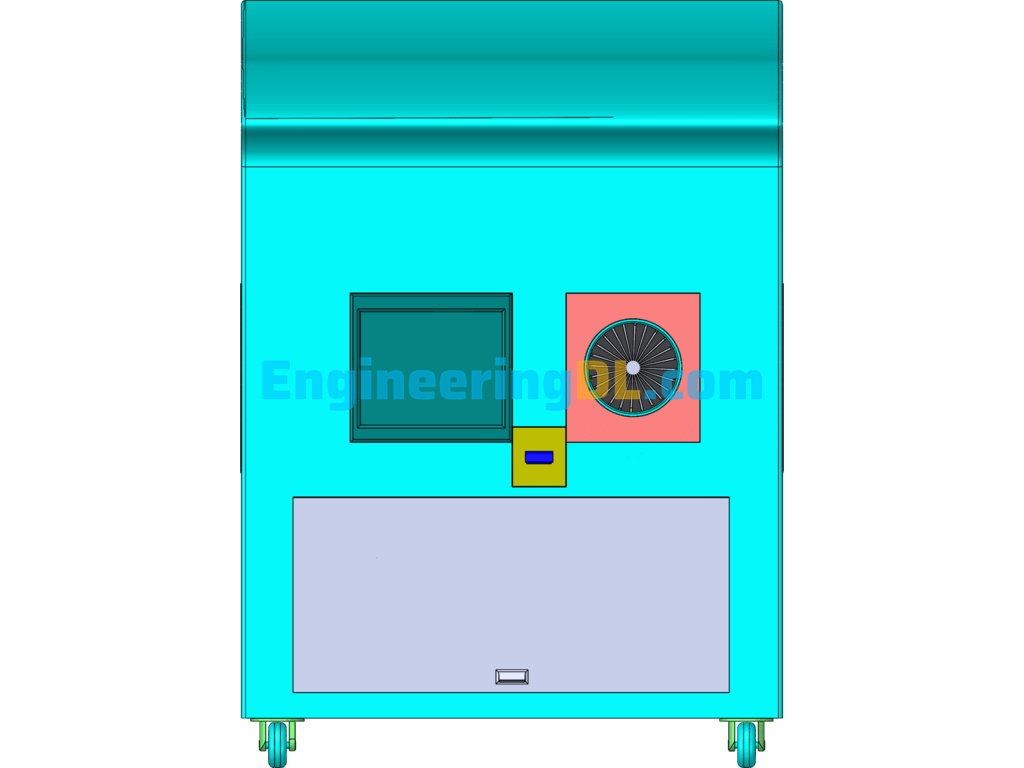 3D Model Of Recycling Equipment SolidWorks, 3D Exported Free Download