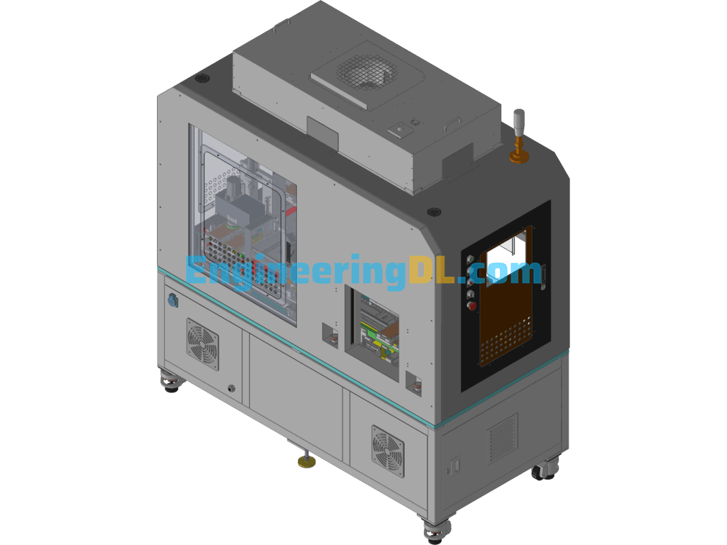 Circulation Scrubbing And Decontamination 3C Cleaning Equipment 3D Exported Free Download