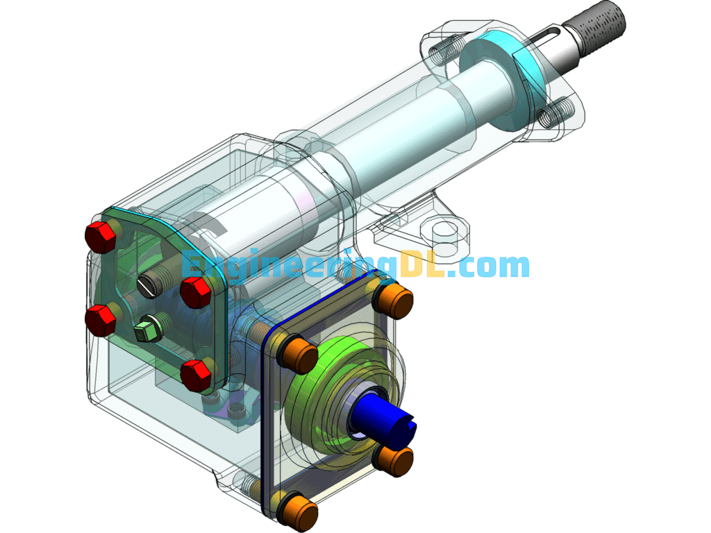 Recirculating Ball Steering SolidWorks Free Download