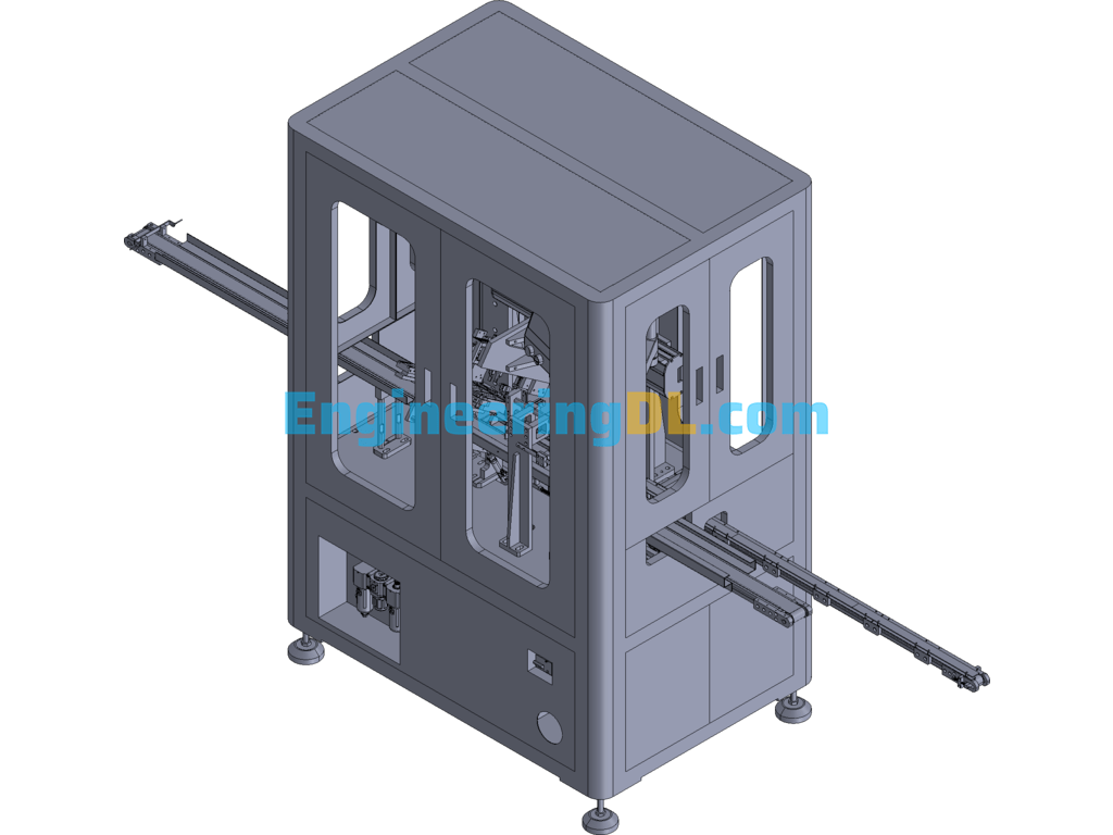 Micro Switch Packaging Machine 3D Exported Free Download