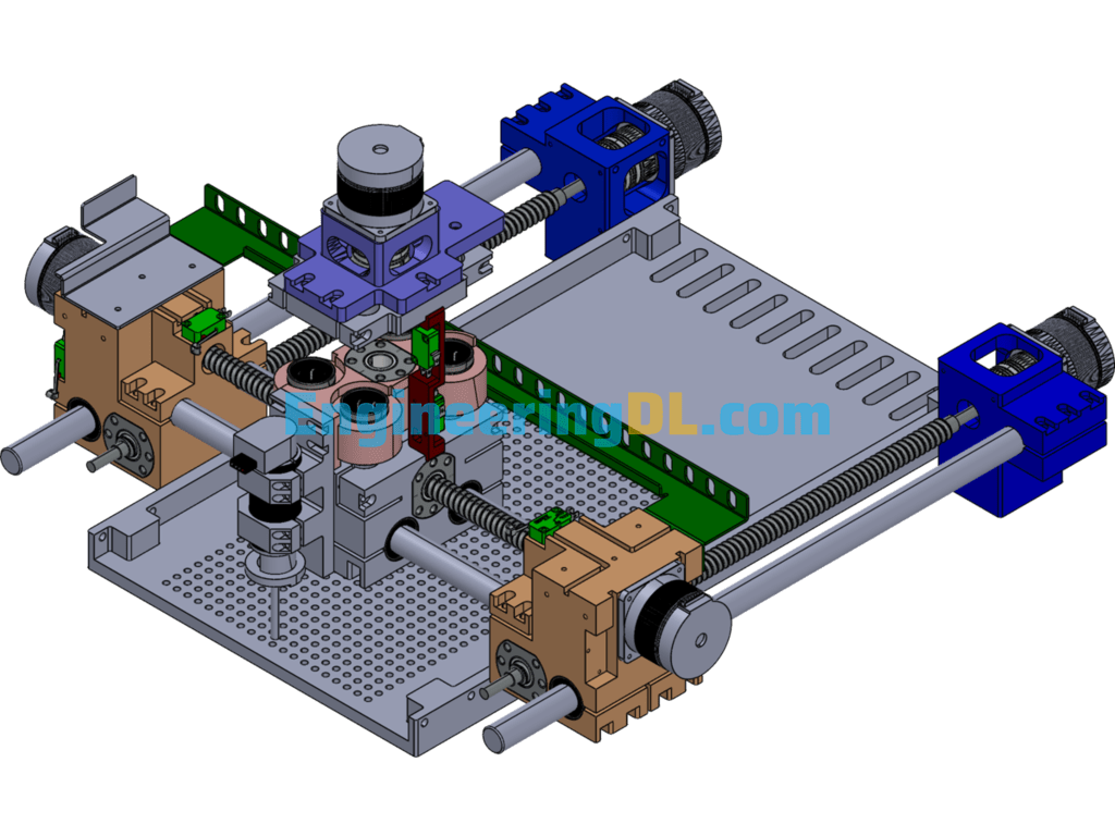 Micro CNC Machine SolidWorks Free Download