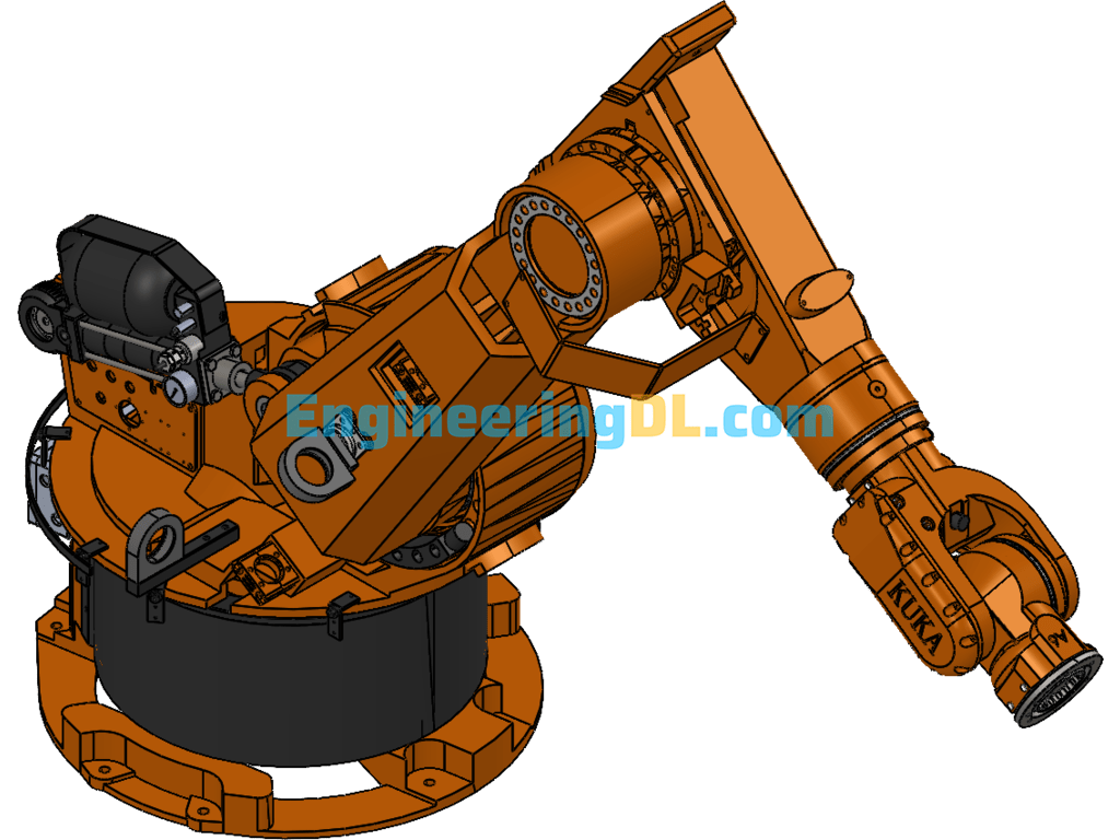 Germany KUKA KR120 Physical Mapping SolidWorks Free Download