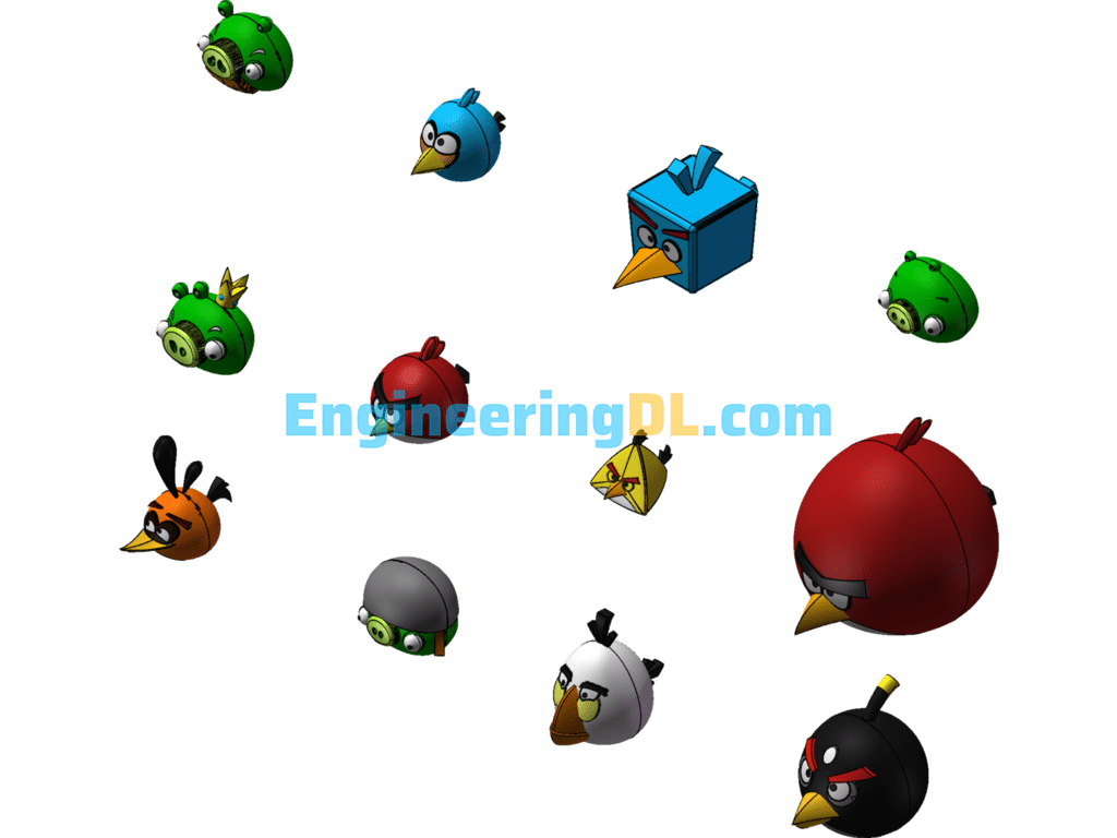 Angry Birds Series SolidWorks Free Download