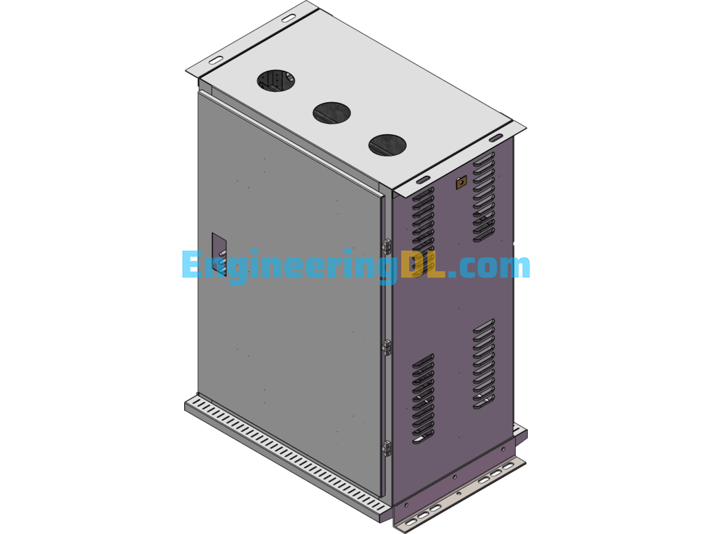 Outdoor Power Distribution Cabinet Low-Voltage Electrical Cabinet Waterproof Electrical Cabinet SolidWorks Free Download