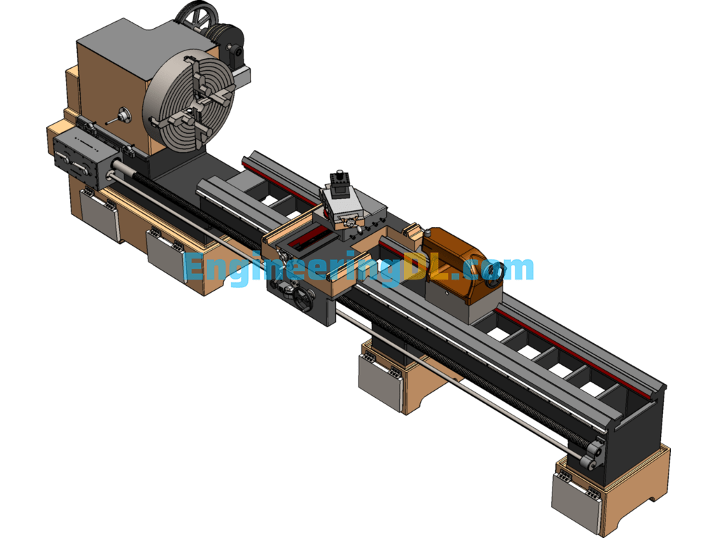 Manual Lathe SolidWorks Free Download