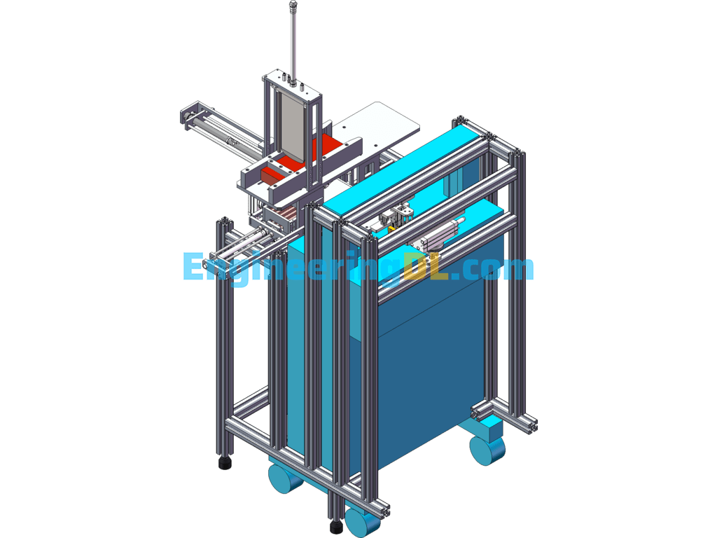Automatic Glove Folding And Tying Machine SolidWorks Free Download