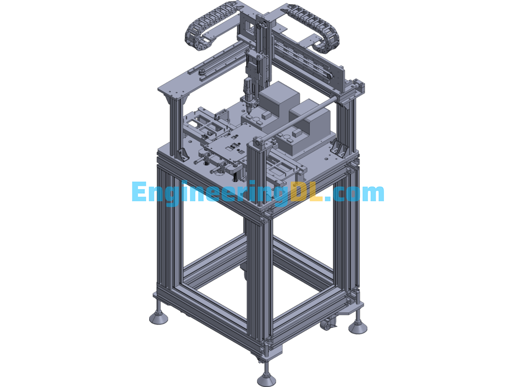 Automatic Screwdriving Machine 3D Exported Free Download