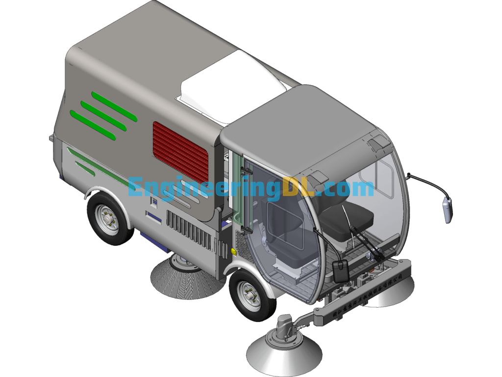 Complete Set Of Drawings For Sweeper SolidWorks Free Download