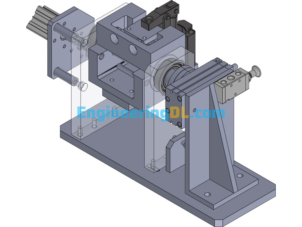 Special Fixture For Batch Products SolidWorks, 3D Exported Free Download