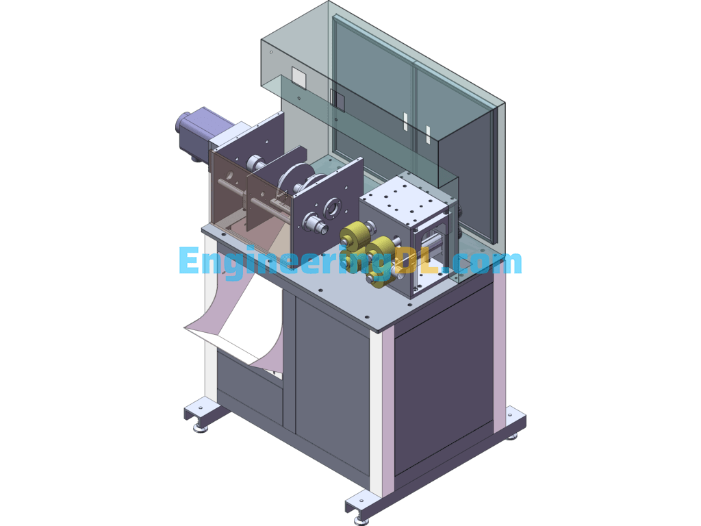 Tube Drawing And Cutting Machine SolidWorks Free Download