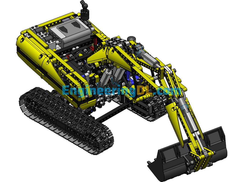 Excavator Lego SolidWorks Free Download
