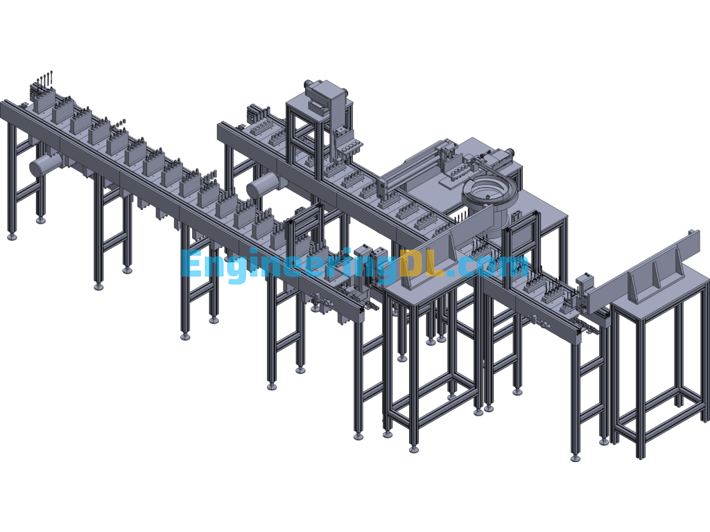 Jiehaosi Assembly Line 3D Exported Free Download