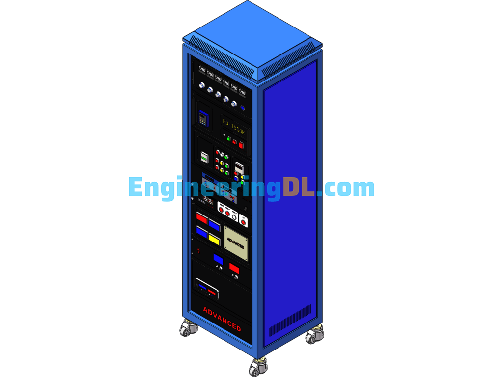 Control Distribution Cabinet SolidWorks Free Download
