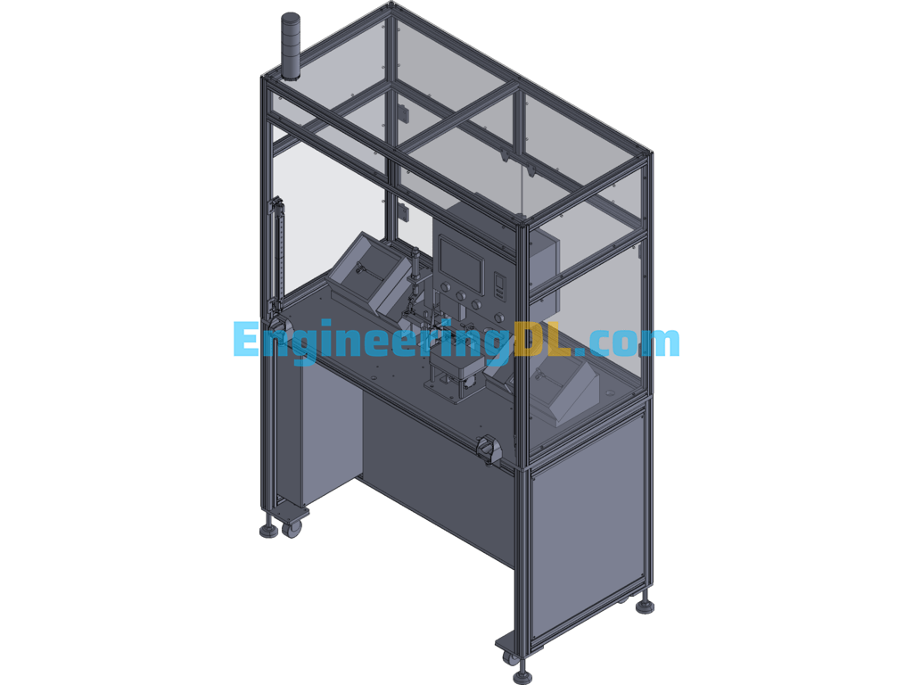 Plug Assembly Machine 3D Exported Free Download