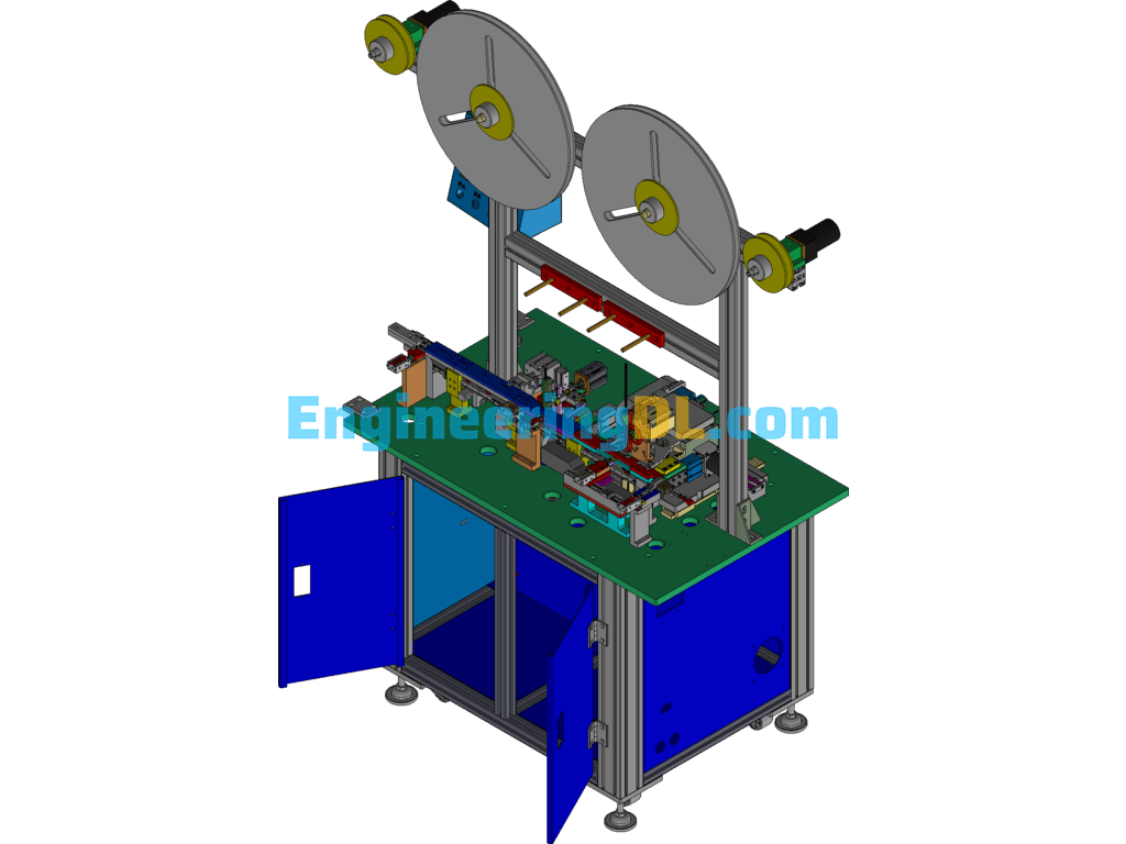 Needle Insertion Machine Including New Cylinder Needle Mechanism And Cam Needle Mechanism Inventor, 3D Exported Free Download