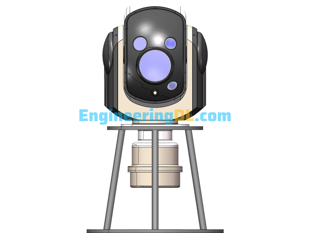 Camera Detailed Structure 3D Model SolidWorks Free Download