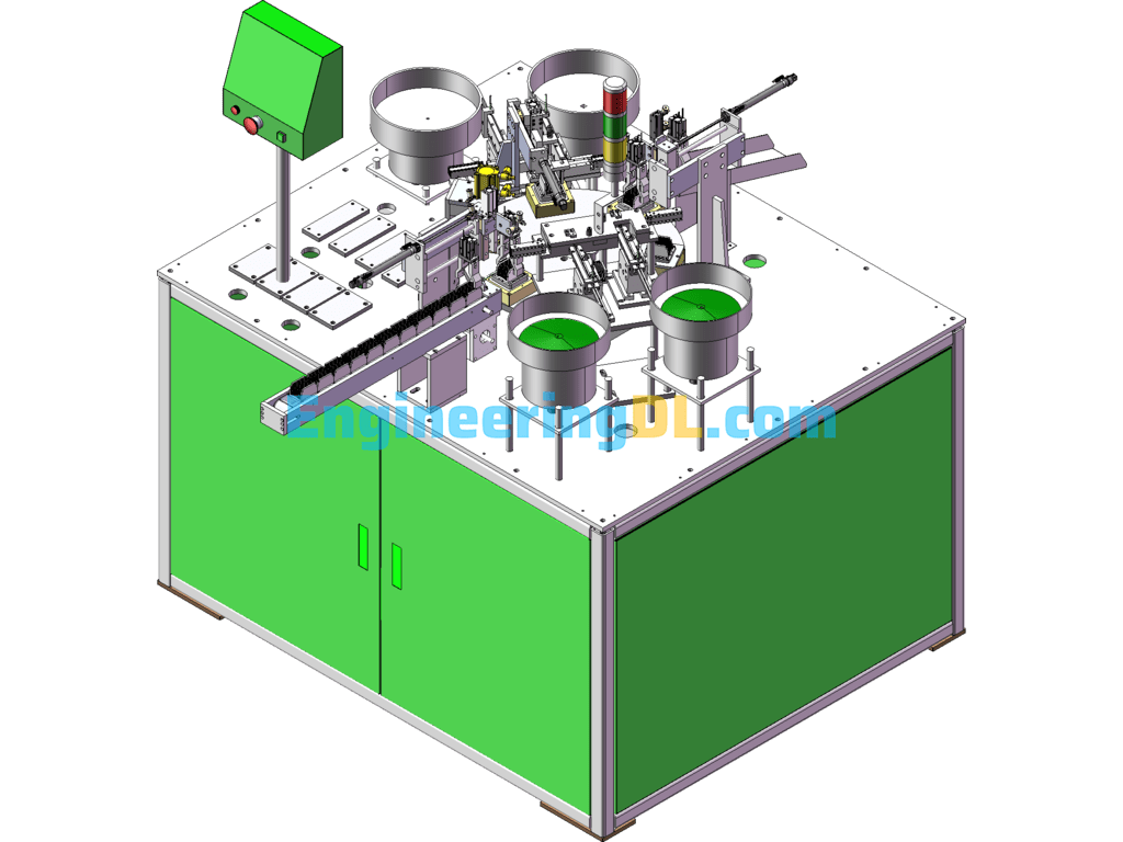Radiator Stapling Machine, Automatic Small Radiator Assembly Machine SolidWorks Free Download