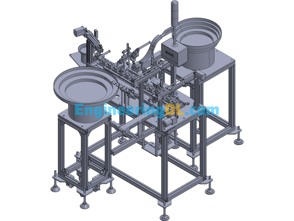 Heatsink Screwing Machine 3D Exported Free Download