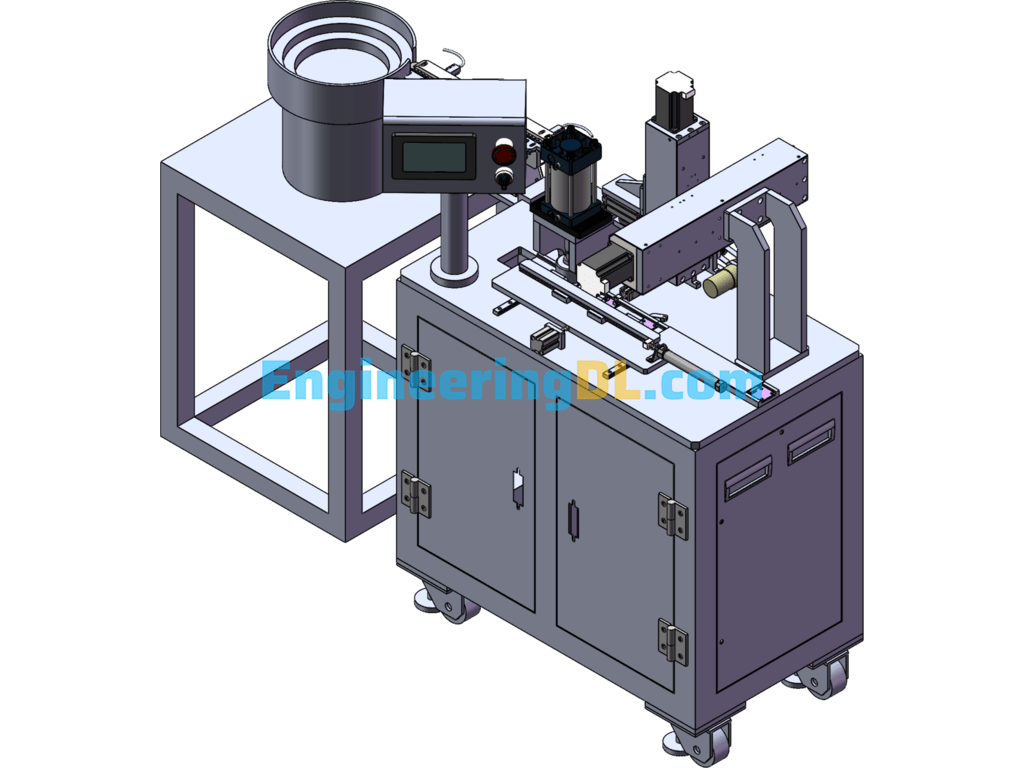 Heat Sink Rivet Assembly Machine SolidWorks Free Download