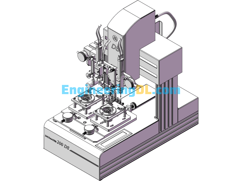 CNC Micro-Folding Machine 3d Model SolidWorks, 3D Exported Free Download