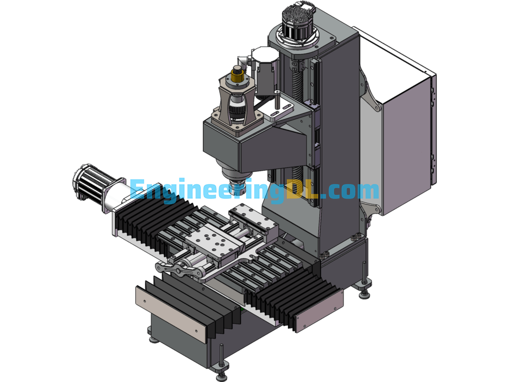 CNC Milling Machine SolidWorks Free Download
