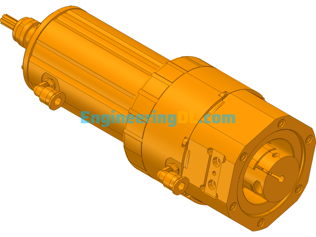 Pneumatic Quick-Change Collet For CNC Milling Machine (SolidWorks, UGNX), Catia, 3D Exported Free Download
