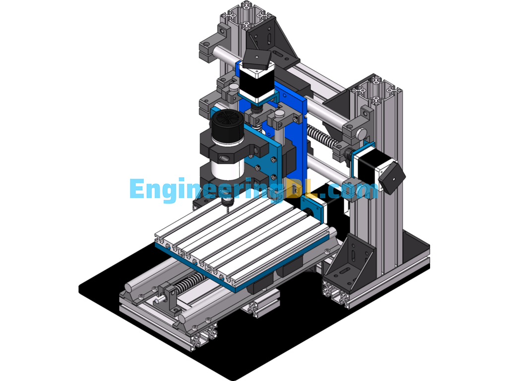 CNC Engraving Machine SolidWorks Free Download