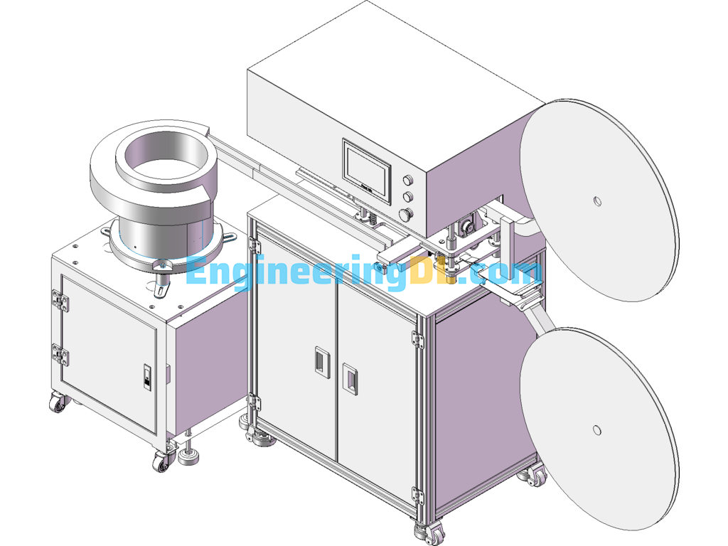 Tape Terminal Riveting Laser Equipment SolidWorks Free Download