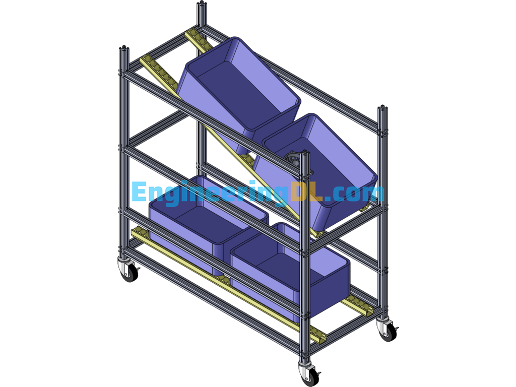Shelves SolidWorks, 3D Exported Free Download