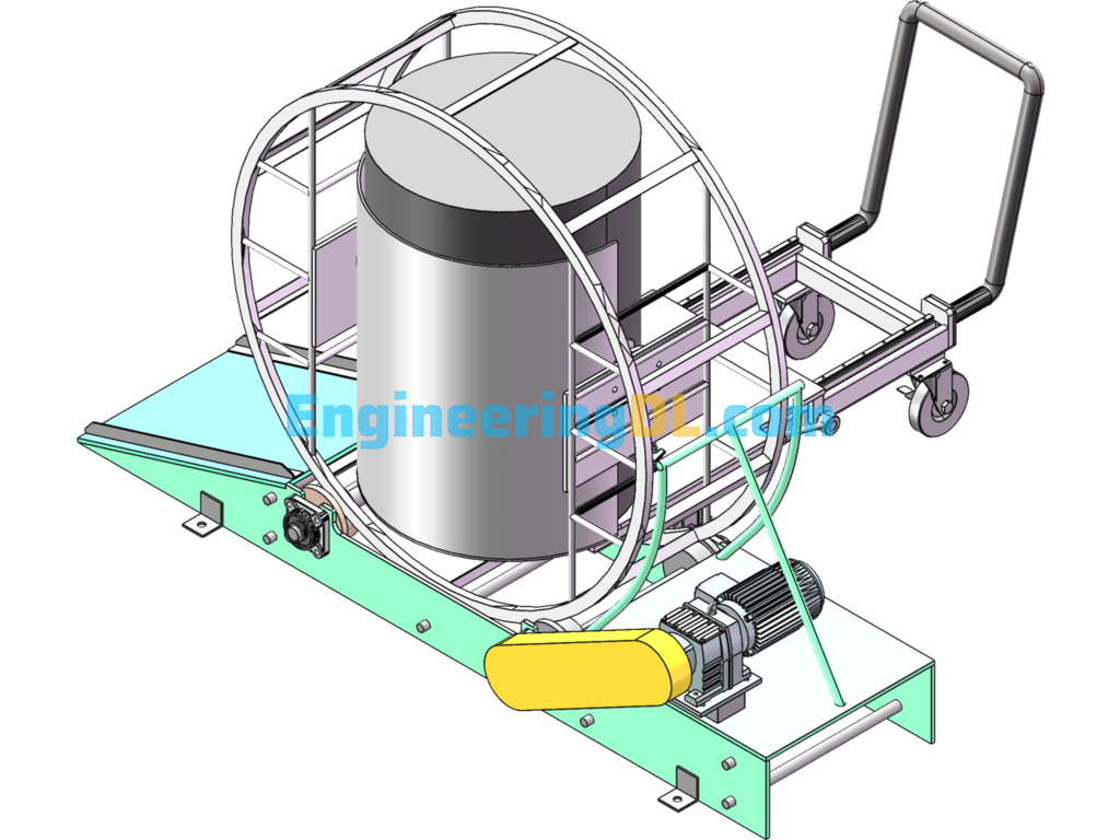 Barrel Mixer 3D Exported Free Download