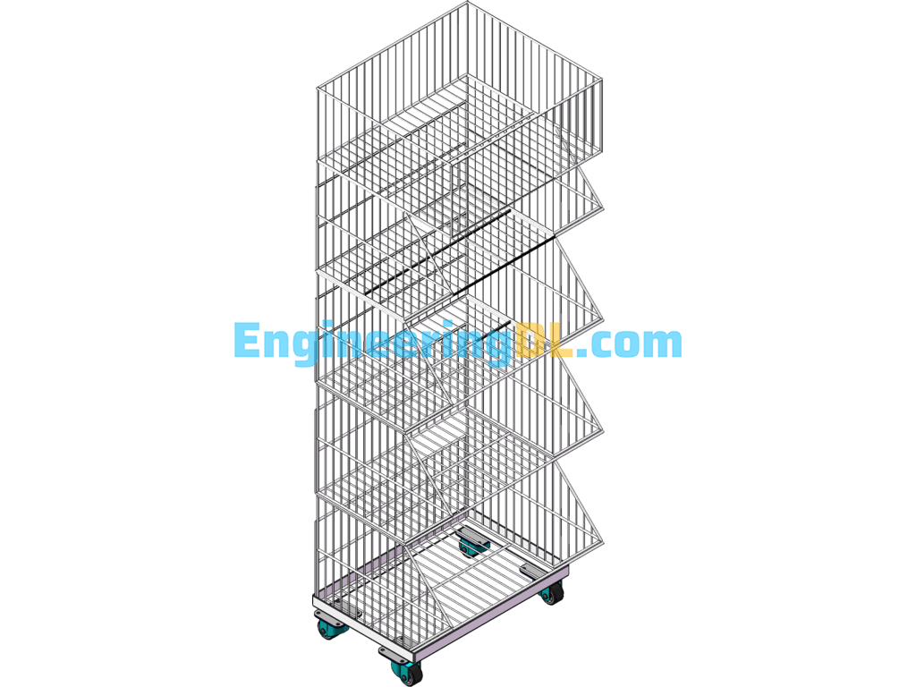 Slanting Cage SolidWorks Free Download