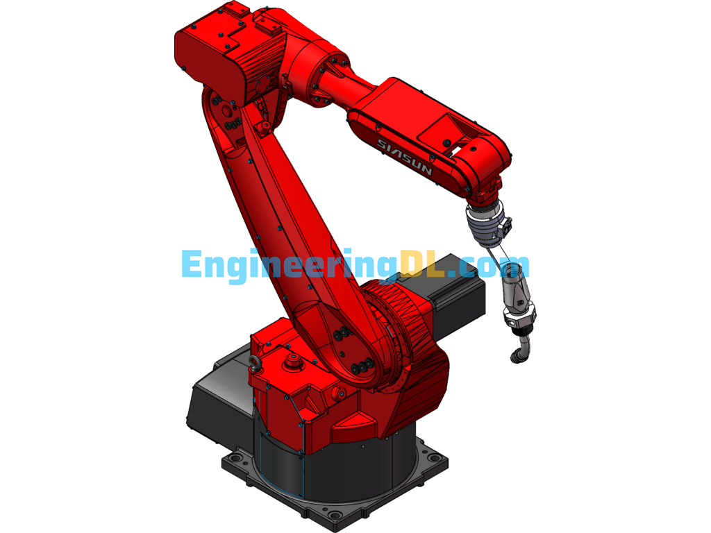 Xinsong Robot Welding Gun SolidWorks Free Download