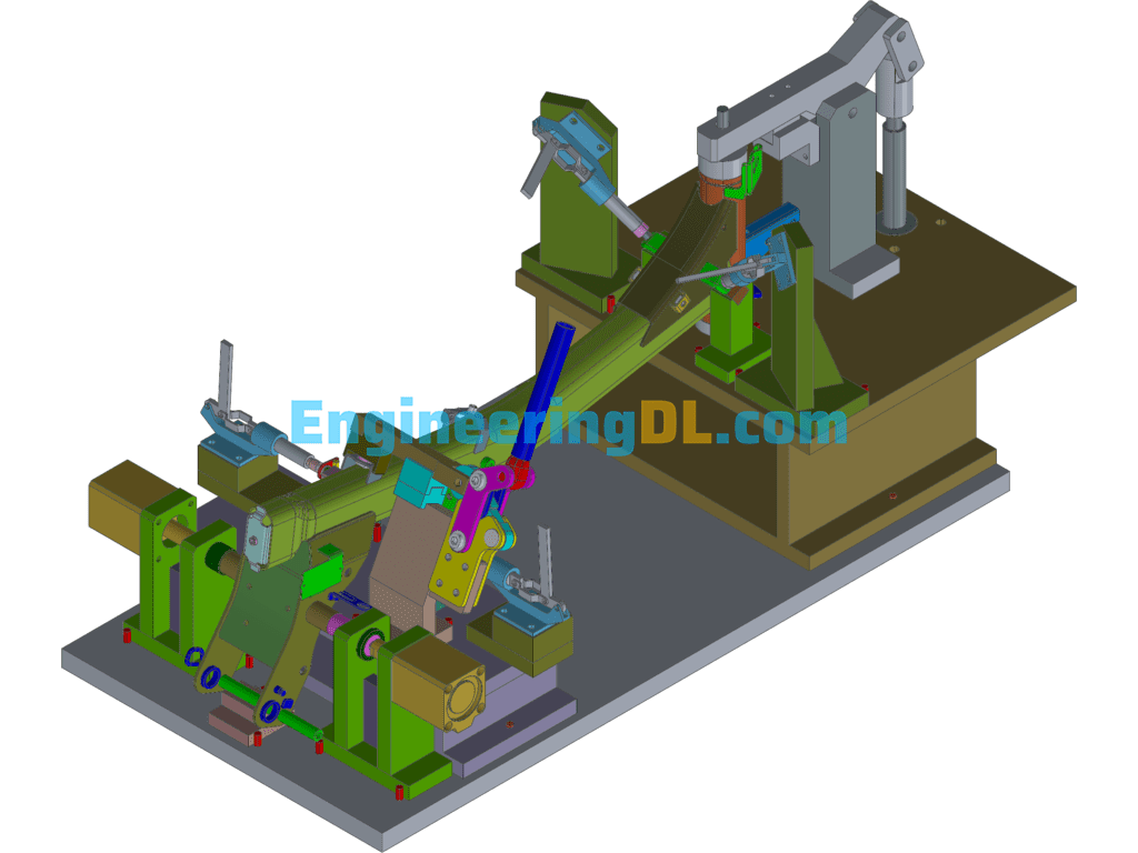 Square Tube Welding 3D Exported Free Download