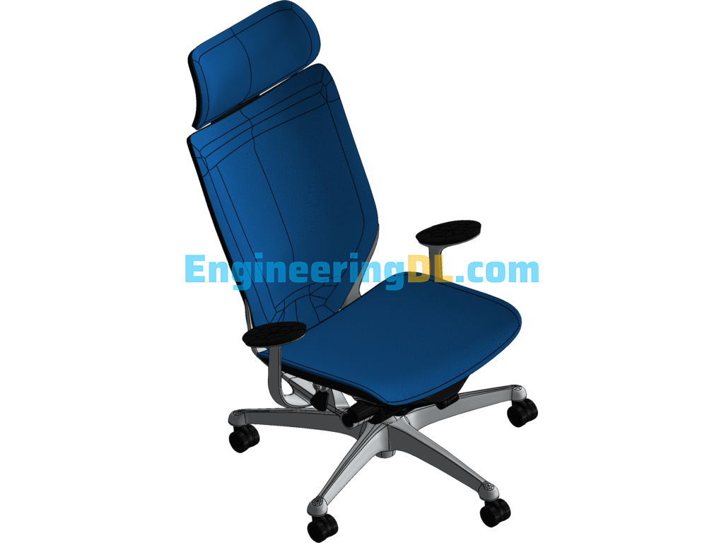 Fashionable Office Chair SolidWorks Free Download
