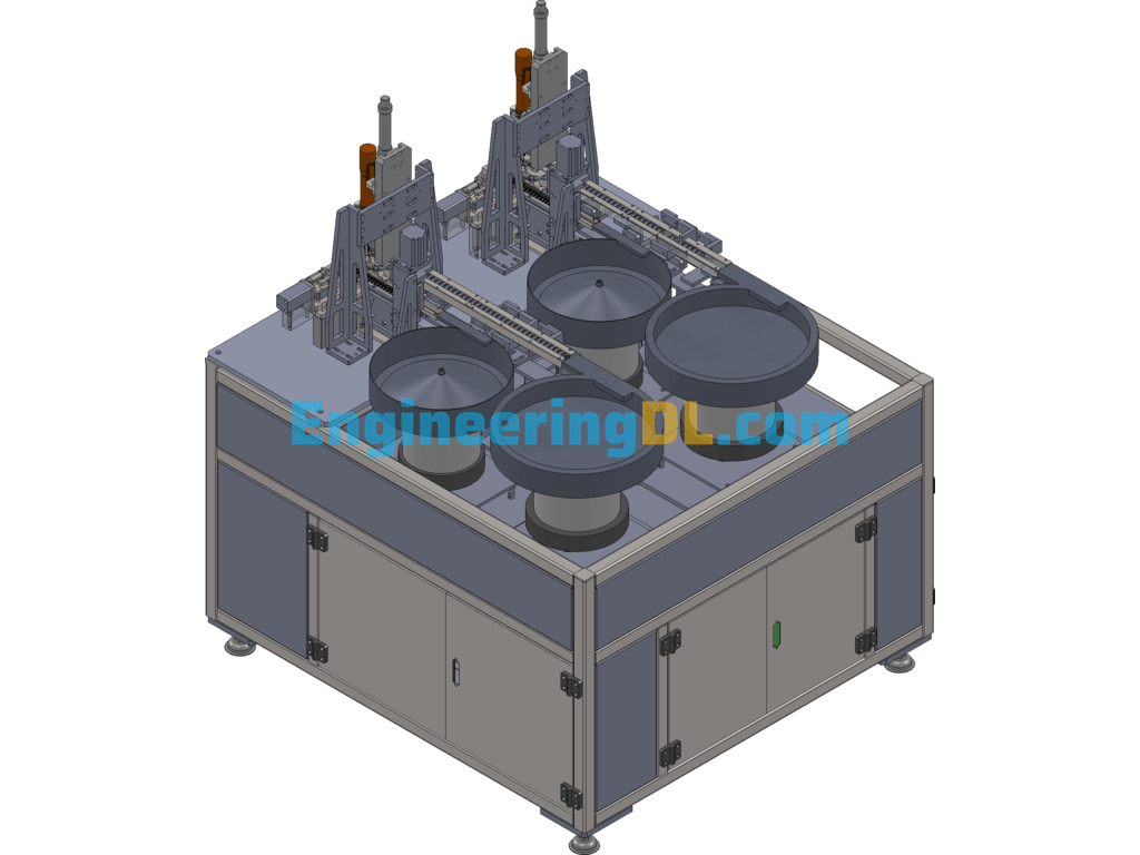 Assembly Design Of Crystal Unit Assembly Mechanism SolidWorks, 3D Exported Free Download