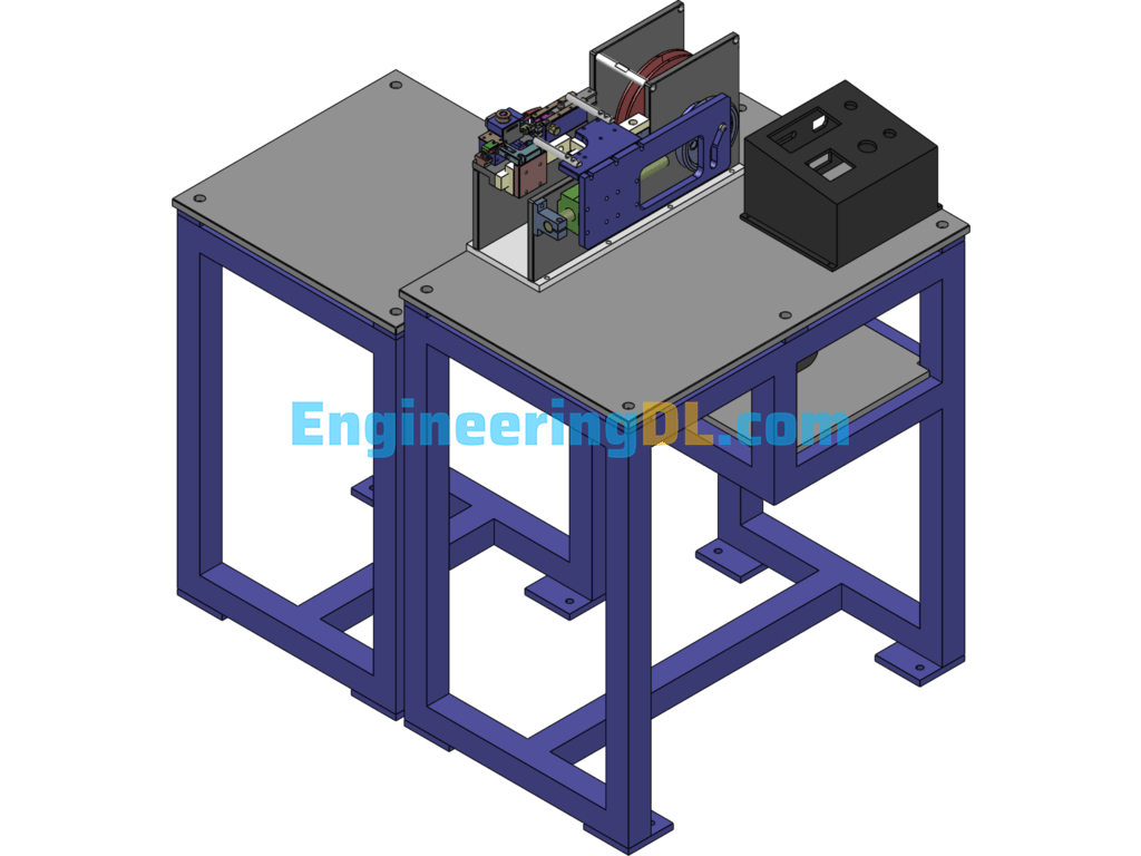 Crystal Molding Machine SolidWorks Free Download