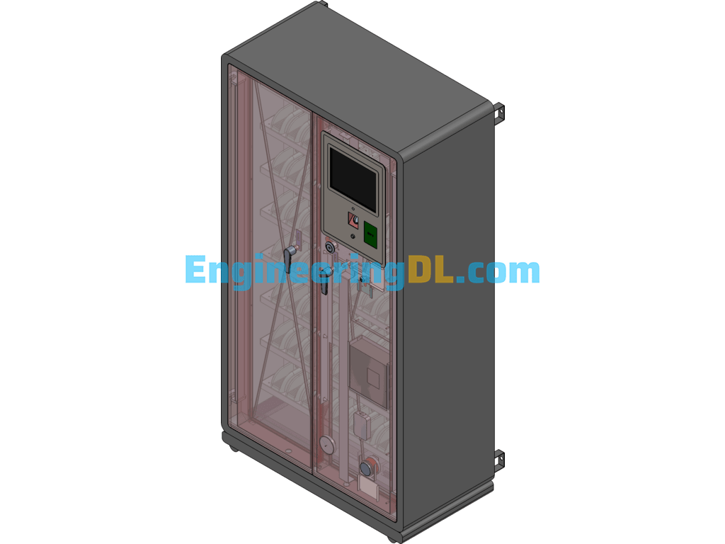 Smart Storage Cabinets SolidWorks, 3D Exported Free Download