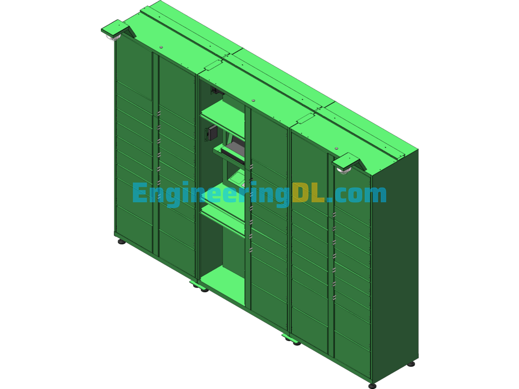 Smart Delivery Cabinet SolidWorks Free Download
