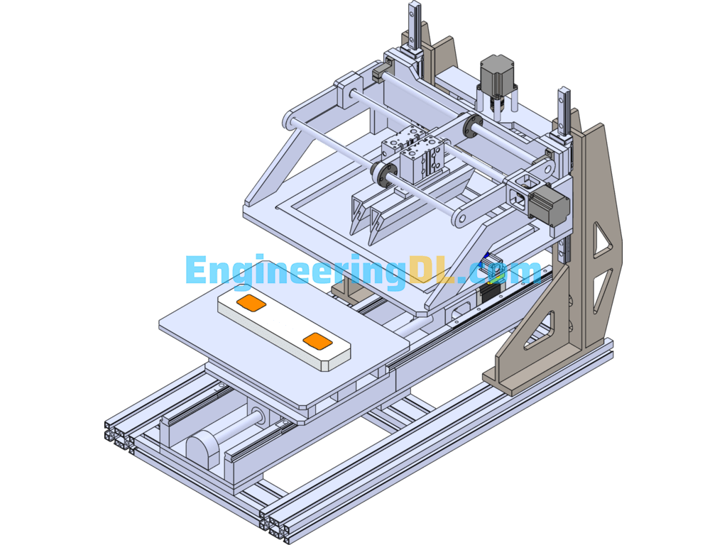 Intelligent CNC Machine Tools SolidWorks, 3D Exported Free Download