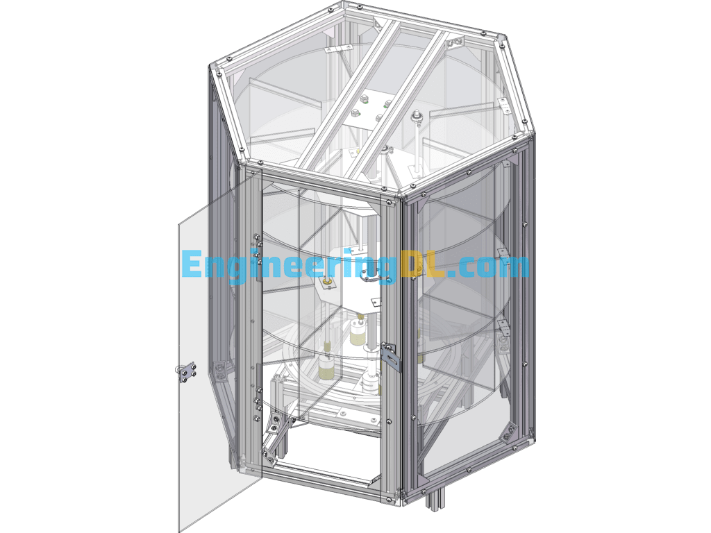 Intelligent Rotating Volume Adjustable Compartment 3D Exported Free Download