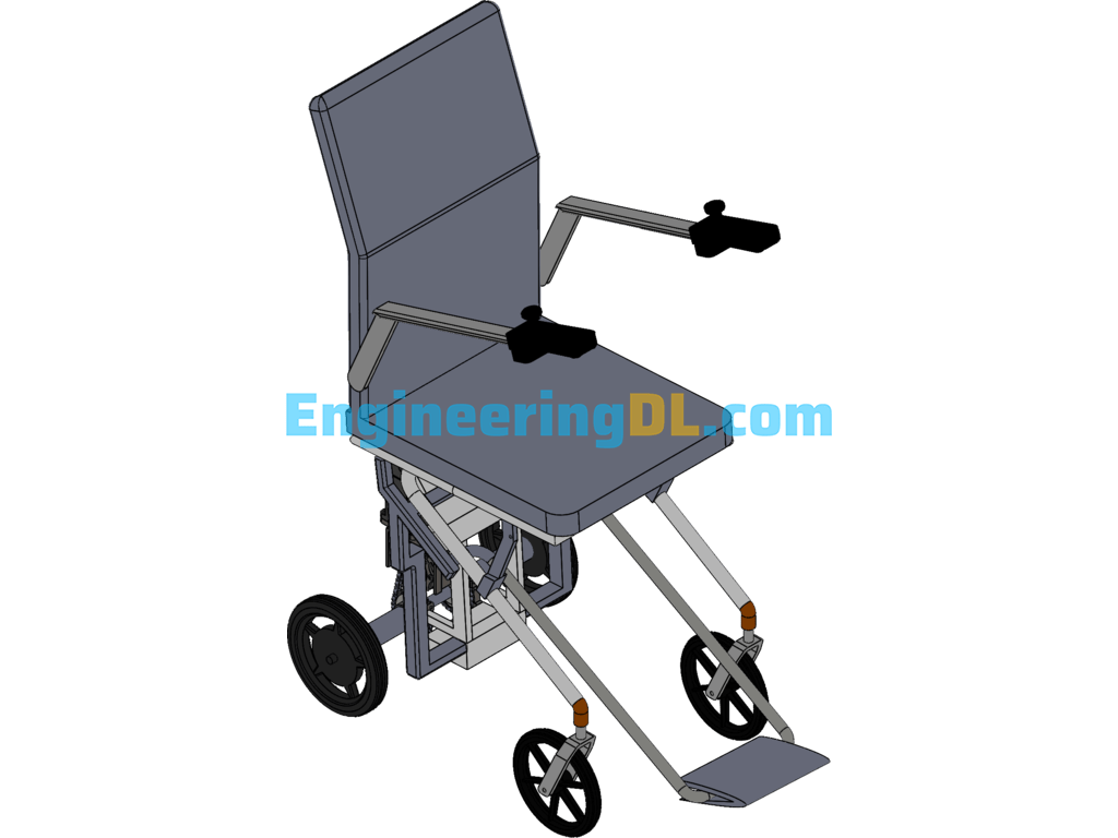 Intelligent Wheelchair Model SolidWorks Free Download