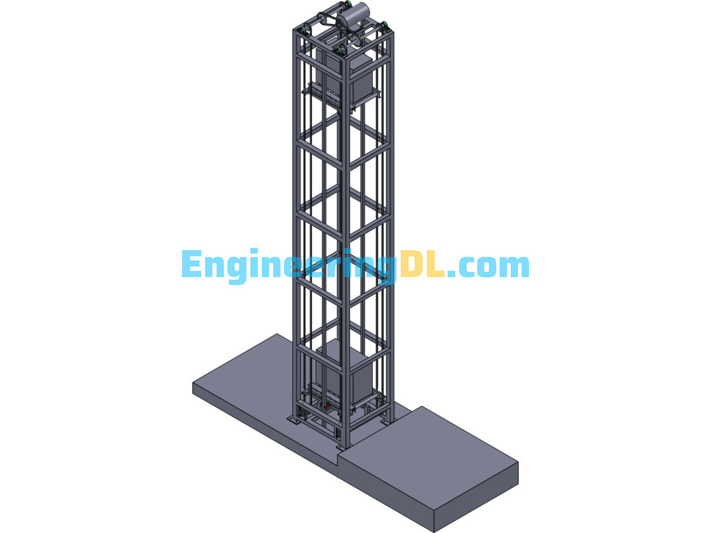 Wisdom Lift-Hoist SolidWorks, 3D Exported Free Download