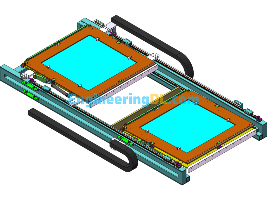 Exposure Machine Table Frame 3D Exported Free Download