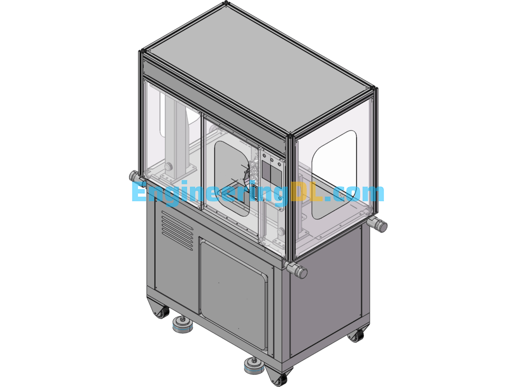 Crankshaft Case Processing Special Machine. Non-Standard Automation Equipment SolidWorks Free Download