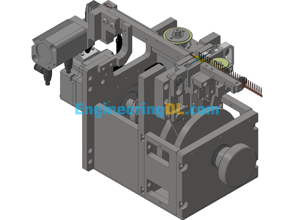 Latest TypeC High Speed Pinning Machine 3D Exported Free Download
