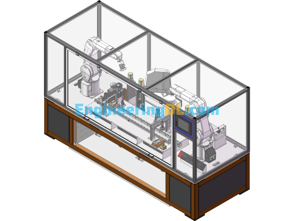 Robot Function Demonstration Equipment SolidWorks Free Download