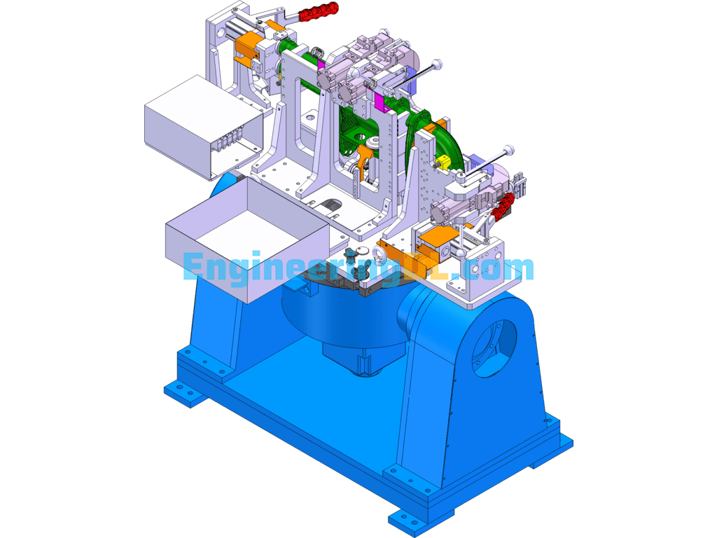 Robot Positioner Welding Fixture SolidWorks, 3D Exported Free Download