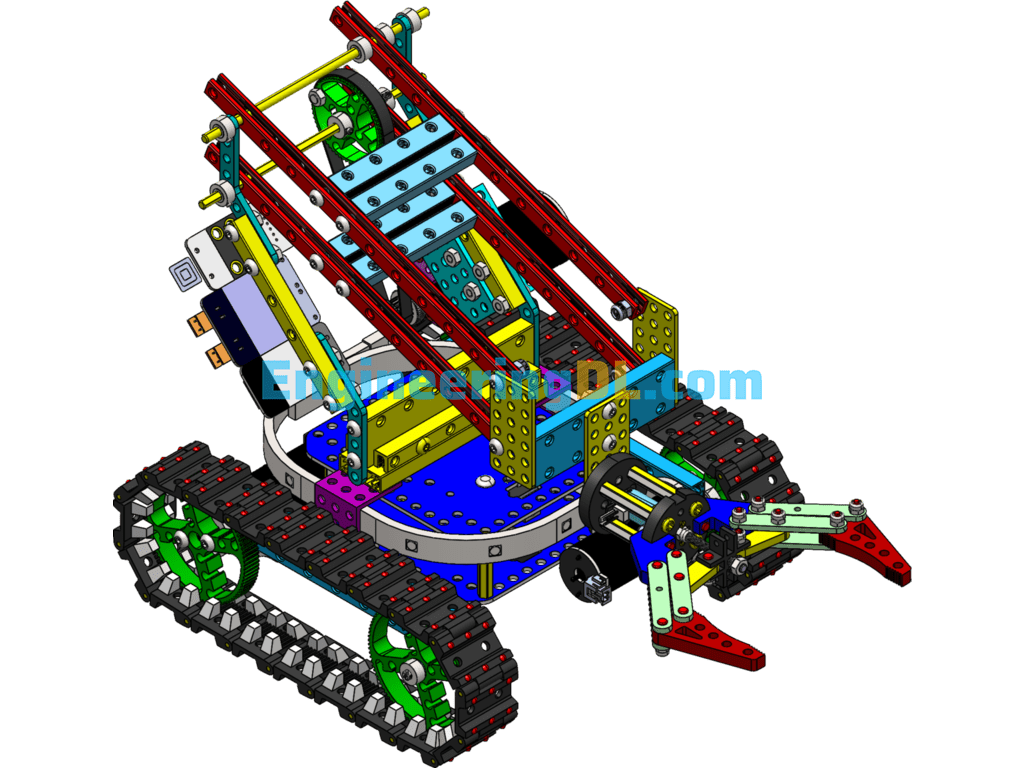 Robot Arm Tank SolidWorks Free Download